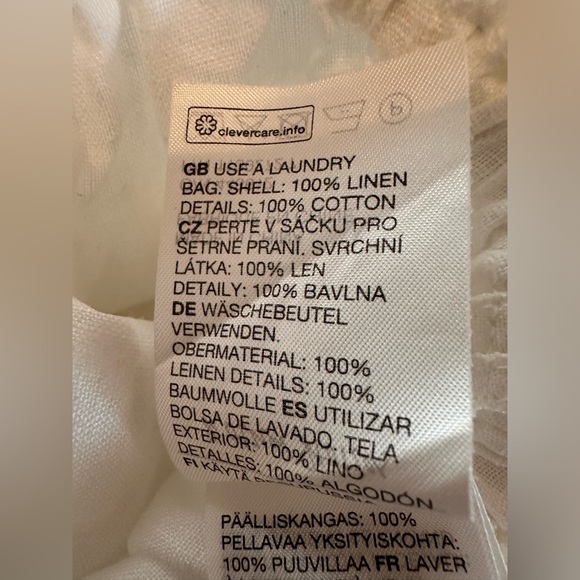 Los Angeles Atelier & other stories | white | linen | delicate | vneck | shirt - Picture 10 of 13